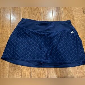 Head Navy Blue Tennis Skirt Skort
